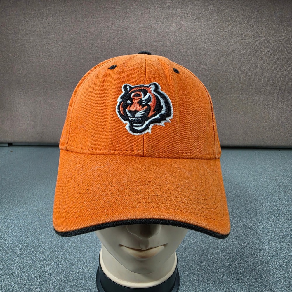 Cincinnati Bengals Hat Mens OSFA Orange Excellent NFL Cap